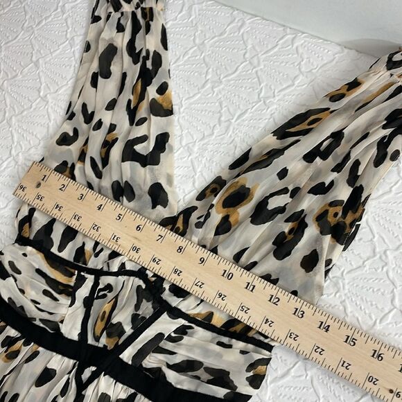 Victoria’s Secret Leopard Print Sleeveless Baby Doll Flowy mini dress Y2K size 0 - Picture 11 of 13